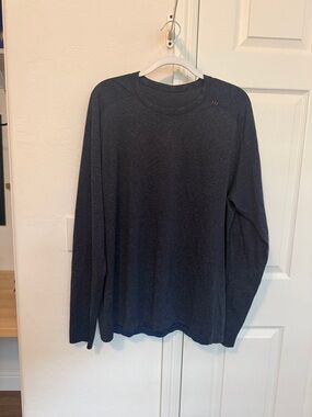 Men's Lululemon Long Sleeve Crewneck Shirt - Dark Navy